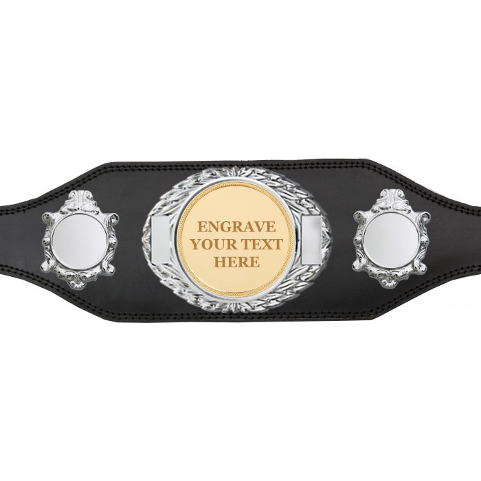 CHAMPIONSHIP BELT - BUD295/S/ENGRAVEG - AVAILABLE IN 4 COLOURS